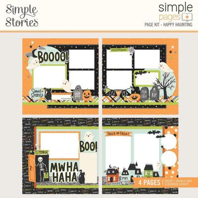 Simple Stories Spooky Nights Pages Kit - Happy Haunting